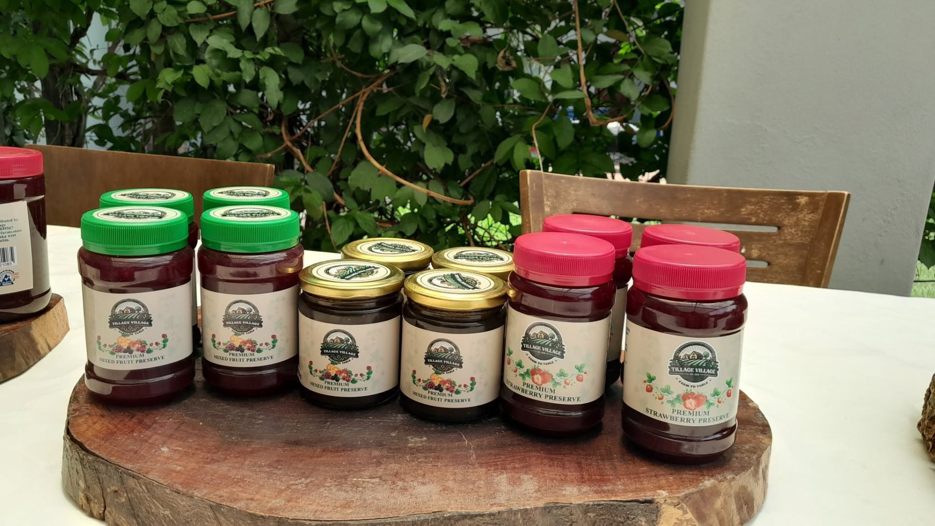 Preserves lineup from our manufacturing facility
