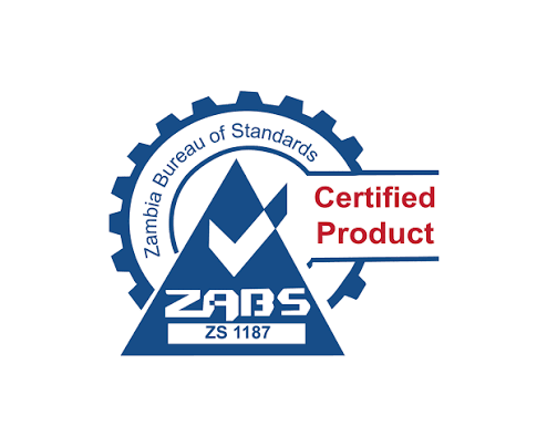 ZABS - Zambia Bureau of Standards Certified